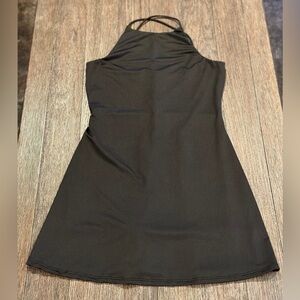 Revival Stretchy Athletic Dress w/ Built In shorts fully lined strappy sz XS EUC